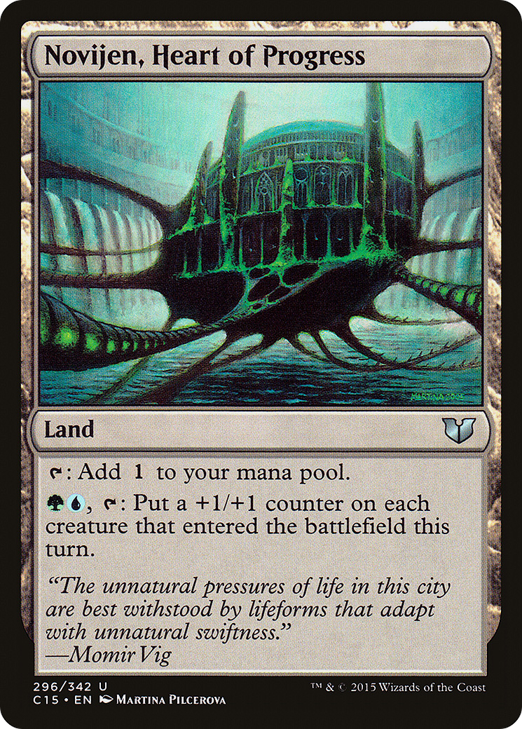 Novijen, Heart of Progress (C15-296) - Commander 2015 - Premium MTG Single from Wizards of the Coast - Just $0.26! Shop now at Game Crave Tournament Store