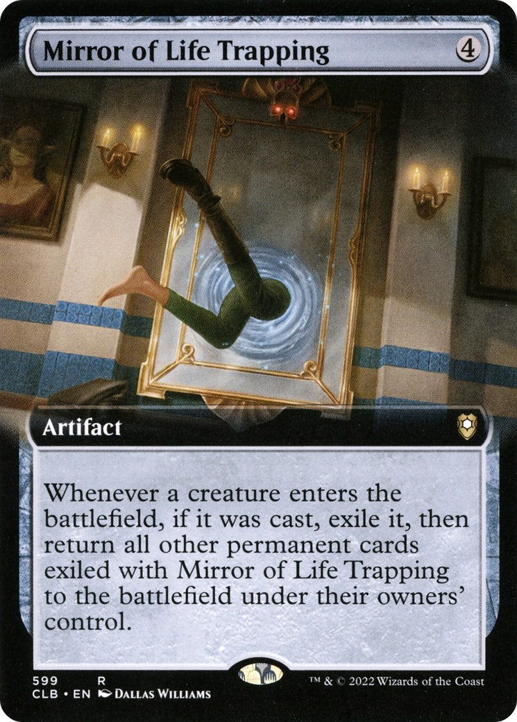 Mirror of Life Trapping (CLB-599) - Commander Legends: Battle for Baldur's Gate: (Extended Art) Foil - Premium MTG Single from Wizards of the Coast - Just $0.08! Shop now at Game Crave Tournament Store