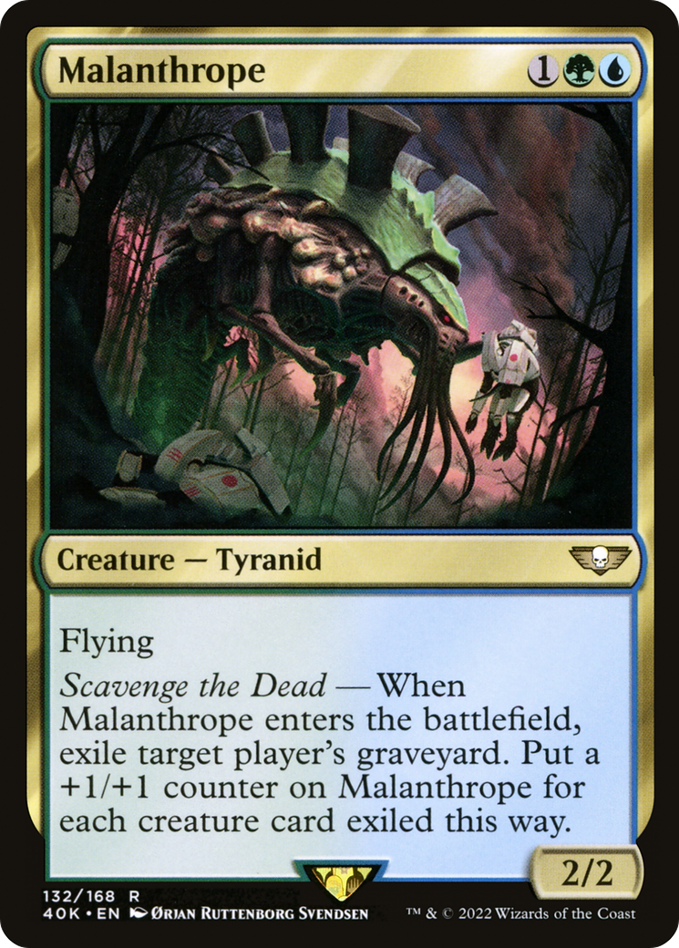 Malanthrope (40K-132) - Warhammer 40,000 Commander - Premium MTG Single from Wizards of the Coast - Just $0.25! Shop now at Game Crave Tournament Store