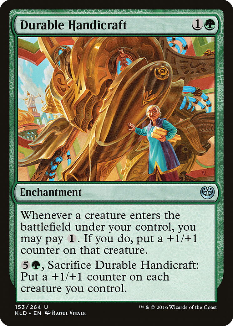 Durable Handicraft (KLD-153) - Kaladesh Foil - Premium MTG Single from Wizards of the Coast - Just $0.14! Shop now at Game Crave Tournament Store