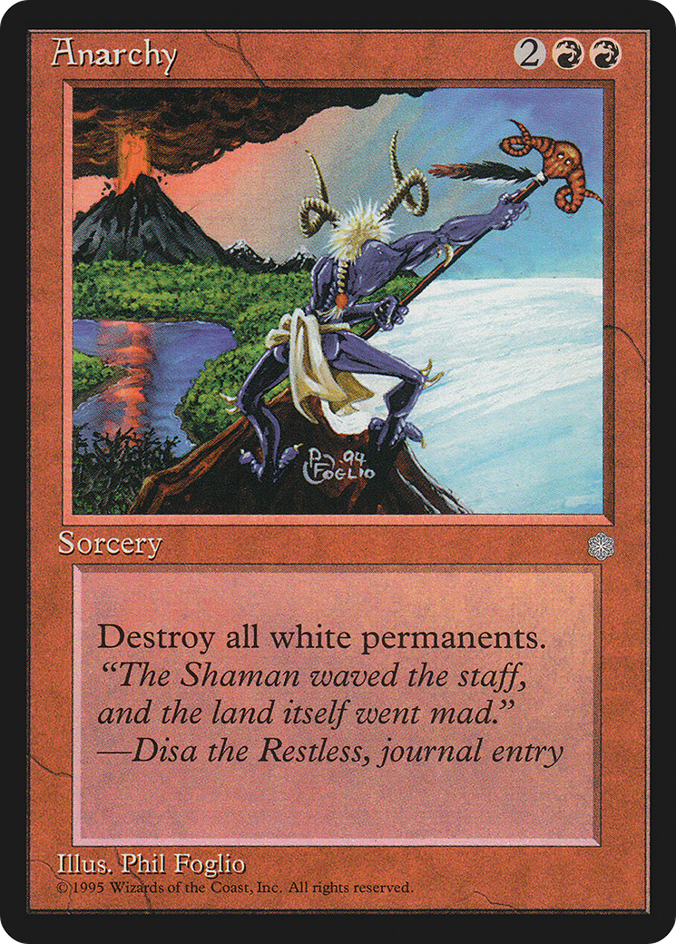 Anarchy (ICE-170) - Ice Age - Premium MTG Single from Wizards of the Coast - Just $0.23! Shop now at Game Crave Tournament Store
