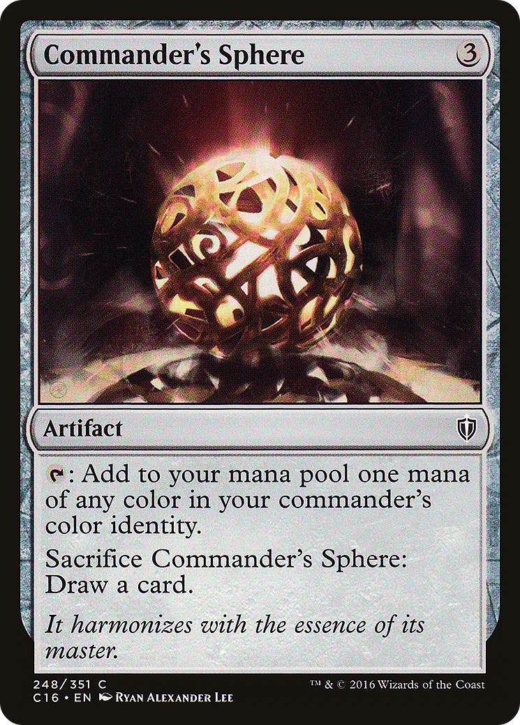 Commander's Sphere (C16-248) - Commander 2016 - Premium MTG Single from Wizards of the Coast - Just $0.25! Shop now at Game Crave Tournament Store