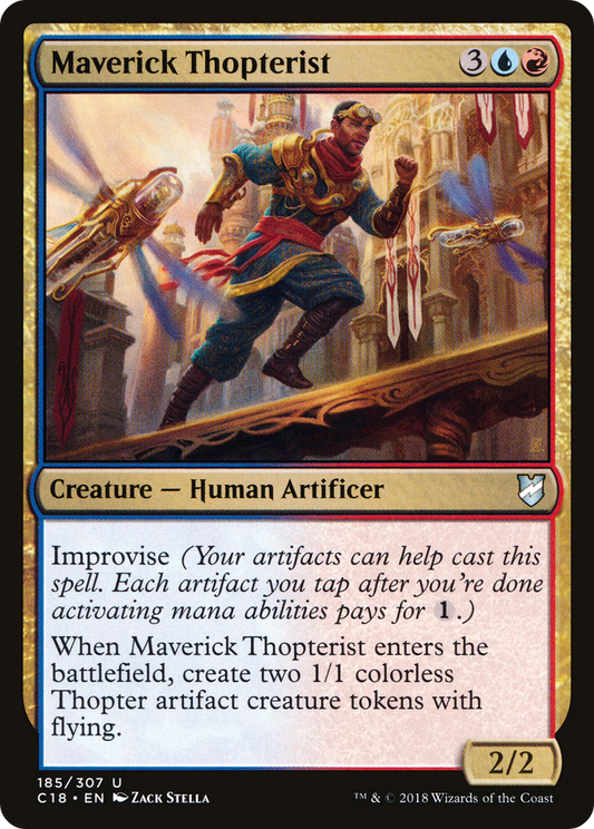 Maverick Thopterist (C18-185) - Commander 2018 - Premium MTG Single from Wizards of the Coast - Just $0.08! Shop now at Game Crave Tournament Store