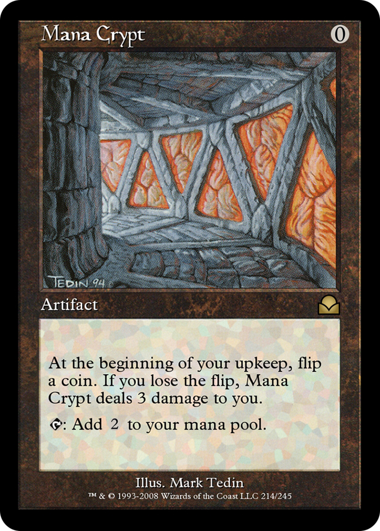 Mana Crypt (ME2-214) - Masters Edition II - Premium MTG Single from Wizards of the Coast - Just $0! Shop now at Game Crave Tournament Store