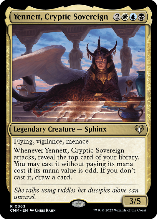 Yennett, Cryptic Sovereign (CMM-363) - Commander Masters - Premium MTG Single from Wizards of the Coast - Just $0.08! Shop now at Game Crave Tournament Store