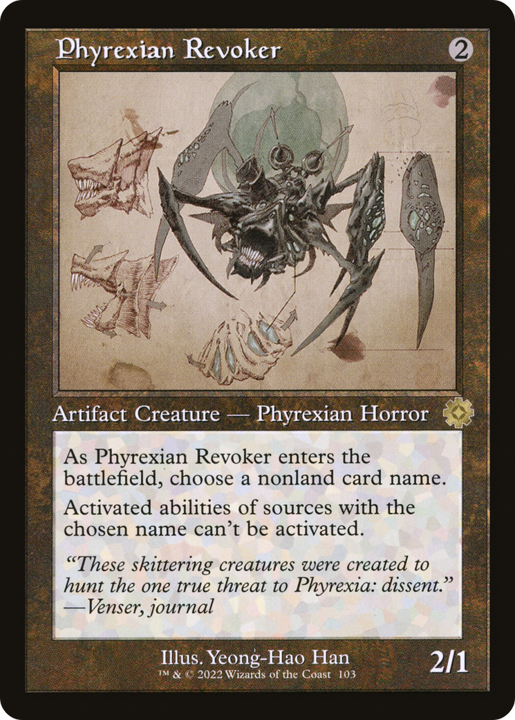 Phyrexian Revoker (BRR-103) - The Brothers' War Retro Artifacts Foil - Premium MTG Single from Wizards of the Coast - Just $0.18! Shop now at Game Crave Tournament Store