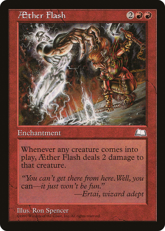 Aether Flash (WTH-088) - Weatherlight - Premium MTG Single from Wizards of the Coast - Just $0.18! Shop now at Game Crave Tournament Store