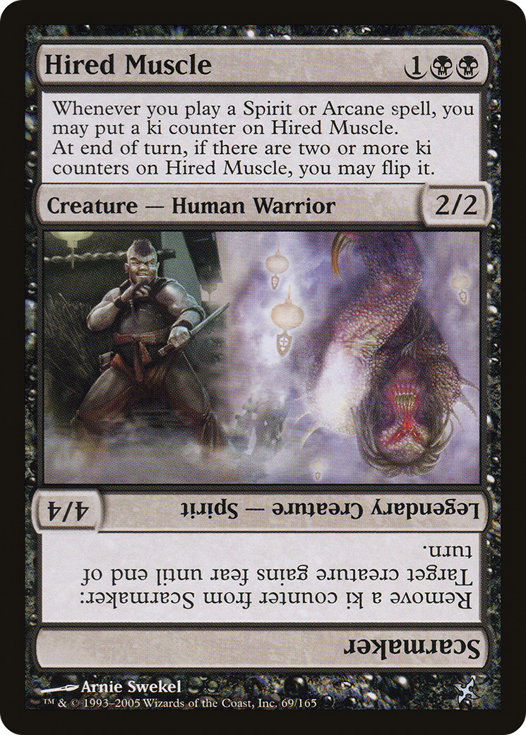 Hired Muscle // Scarmaker (BOK-069) - Betrayers of Kamigawa - Premium MTG Single from Wizards of the Coast - Just $0.08! Shop now at Game Crave Tournament Store