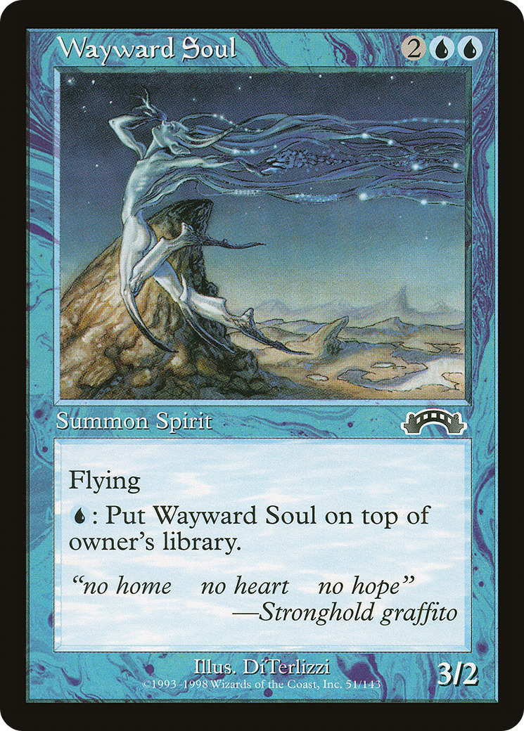 Wayward Soul (EXO-051) - Exodus - Premium MTG Single from Wizards of the Coast - Just $0.25! Shop now at Game Crave Tournament Store