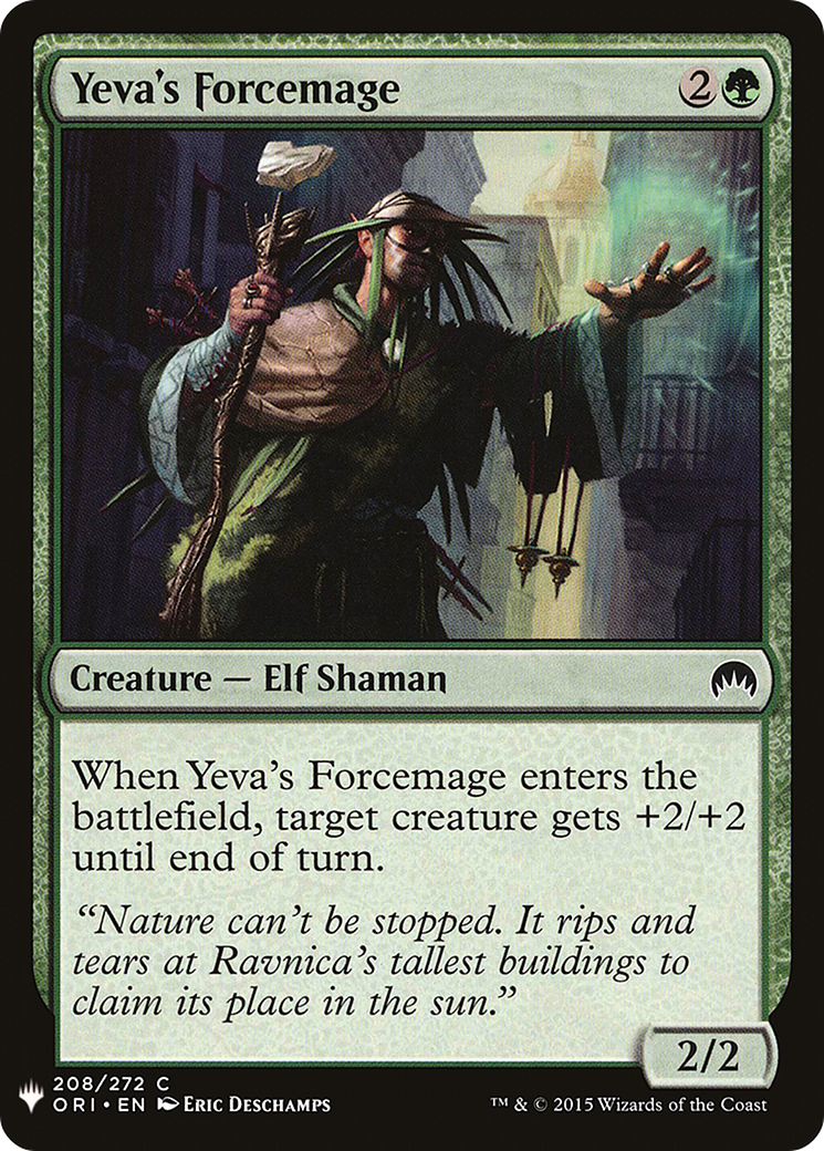 Yeva's Forcemage (MB1-1381) - Mystery Booster - Premium MTG Single from Wizards of the Coast - Just $0.25! Shop now at Game Crave Tournament Store