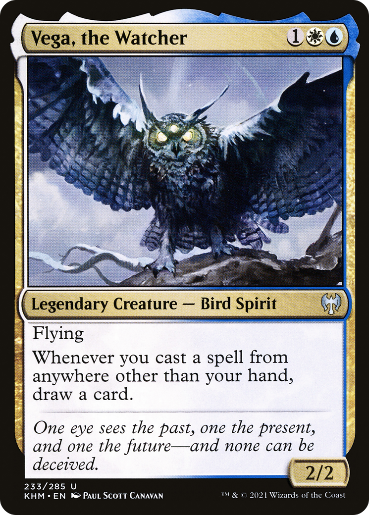 Vega, the Watcher (KHM-233) - Kaldheim - Premium MTG Single from Wizards of the Coast - Just $0.25! Shop now at Game Crave Tournament Store