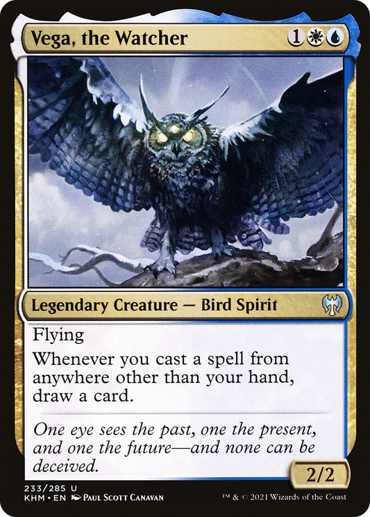 Vega, the Watcher (KHM-233) - Kaldheim - Premium MTG Single from Wizards of the Coast - Just $0.25! Shop now at Game Crave Tournament Store