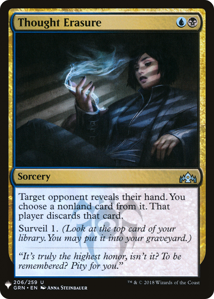 Thought Erasure (MB1-1496) - Mystery Booster - Premium MTG Single from Wizards of the Coast - Just $0.08! Shop now at Game Crave Tournament Store
