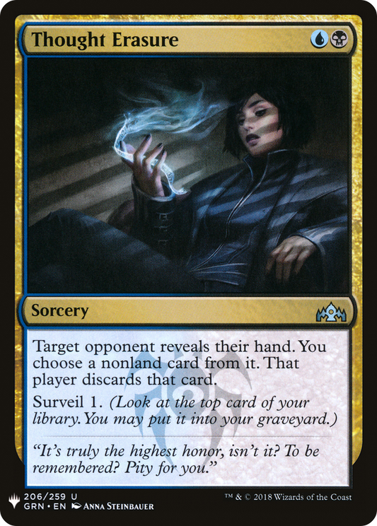 Thought Erasure (MB1-1496) - Mystery Booster - Premium MTG Single from Wizards of the Coast - Just $0.08! Shop now at Game Crave Tournament Store