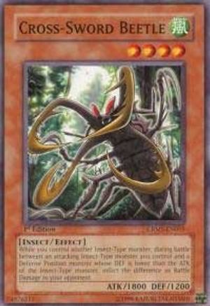 Cross-Sword Beetle (CRMS-EN035) - Crimson Crisis 1st Edition - Premium Yugioh Single from Konami - Just $0.25! Shop now at Game Crave Tournament Store