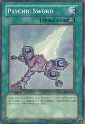Psychic Sword (CRMS-EN054) - Crimson Crisis Unlimited - Premium Yugioh Single from Konami - Just $0.25! Shop now at Game Crave Tournament Store