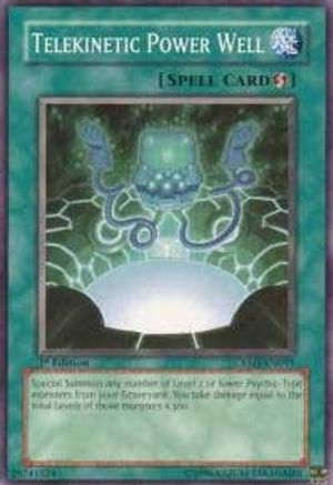 Telekinetic Power Well (CRMS-EN055) - Crimson Crisis 1st Edition - Premium Yugioh Single from Konami - Just $2.64! Shop now at Game Crave Tournament Store
