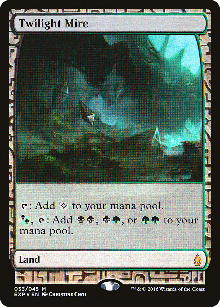 Twilight Mire (EXP-033) - Zendikar Expeditions Foil - Premium MTG Single from Wizards of the Coast - Just $27.13! Shop now at Game Crave Tournament Store