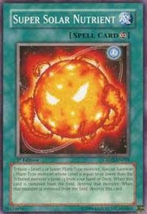 Super Solar Nutrient (CRMS-EN058) - Crimson Crisis 1st Edition - Premium Yugioh Single from Konami - Just $0.08! Shop now at Game Crave Tournament Store