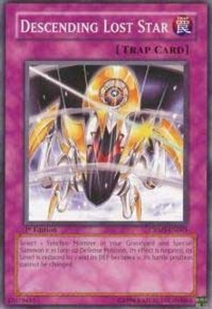 Descending Lost Star (CRMS-EN065) - Crimson Crisis Unlimited - Premium Yugioh Single from Konami - Just $0.25! Shop now at Game Crave Tournament Store