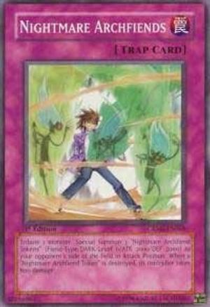 Nightmare Archfiends (CRMS-EN068) - Crimson Crisis 1st Edition - Premium Yugioh Single from Konami - Just $0.28! Shop now at Game Crave Tournament Store