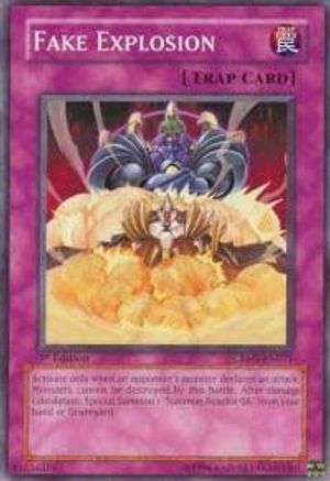 Fake Explosion (CRMS-EN071) - Crimson Crisis Unlimited - Premium Yugioh Single from Konami - Just $0.25! Shop now at Game Crave Tournament Store