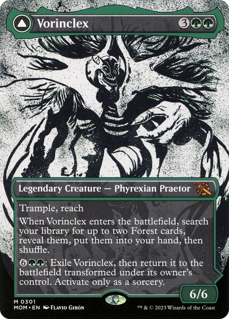 Vorinclex // The Grand Evolution (MOM-301) - March of the Machine: (Showcase) (Borderless) - Premium MTG Single from Wizards of the Coast - Just $1.57! Shop now at Game Crave Tournament Store
