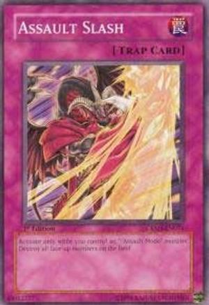 Assault Slash (CRMS-EN074) - Crimson Crisis Unlimited - Premium Yugioh Single from Konami - Just $0.25! Shop now at Game Crave Tournament Store