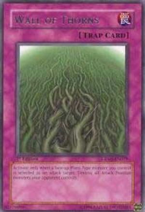 Wall of Thorns (CRMS-EN079) - Crimson Crisis 1st Edition - Premium Yugioh Single from Konami - Just $0.62! Shop now at Game Crave Tournament Store