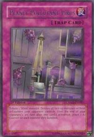 Planet Pollutant Virus (CRMS-EN080) - Crimson Crisis Unlimited - Premium Yugioh Single from Konami - Just $9.43! Shop now at Game Crave Tournament Store