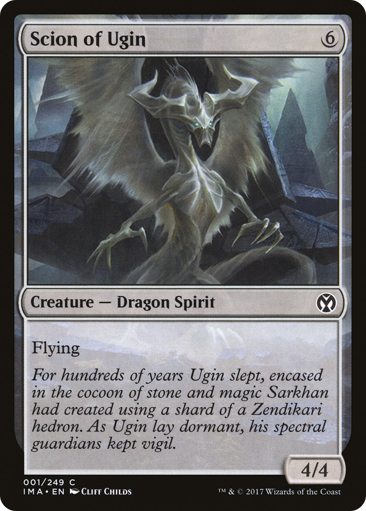 Scion of Ugin (IMA-001) - Iconic Masters - Premium MTG Single from Wizards of the Coast - Just $0.25! Shop now at Game Crave Tournament Store