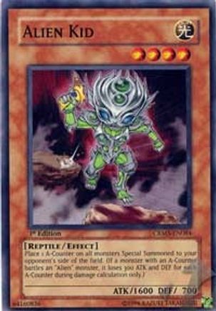 Alien Kid (CRMS-EN084) - Crimson Crisis 1st Edition - Premium Yugioh Single from Konami - Just $4.56! Shop now at Game Crave Tournament Store