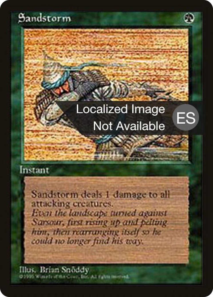 Sandstorm (4BB-269) - Fourth Edition Foreign Black Border - Premium MTG Single from Wizards of the Coast - Just $0.11! Shop now at Game Crave Tournament Store