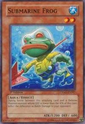 Submarine Frog (CRMS-EN087) - Crimson Crisis 1st Edition - Premium Yugioh Single from Konami - Just $0.28! Shop now at Game Crave Tournament Store
