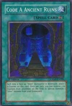 Code A Ancient Ruins (CRMS-EN088) - Crimson Crisis Unlimited - Premium Yugioh Single from Konami - Just $4.57! Shop now at Game Crave Tournament Store