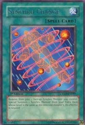Synchro Change (CRMS-EN089) - Crimson Crisis 1st Edition - Premium Yugioh Single from Konami - Just $0.30! Shop now at Game Crave Tournament Store