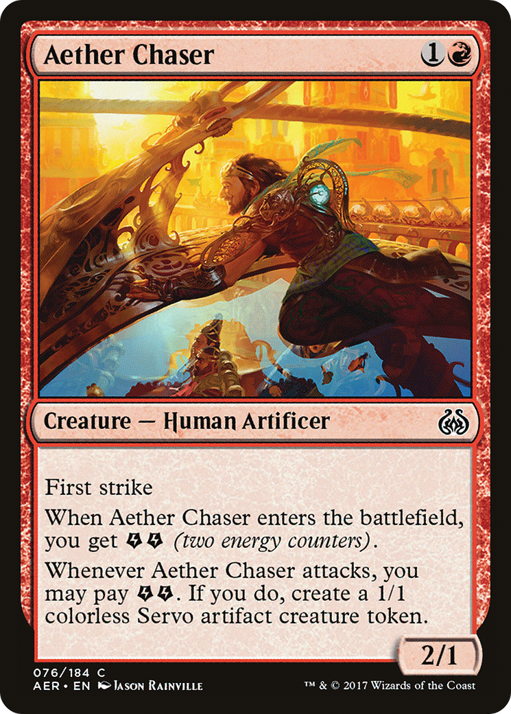 Aether Chaser (AER-076) - Aether Revolt - Premium MTG Single from Wizards of the Coast - Just $0.08! Shop now at Game Crave Tournament Store