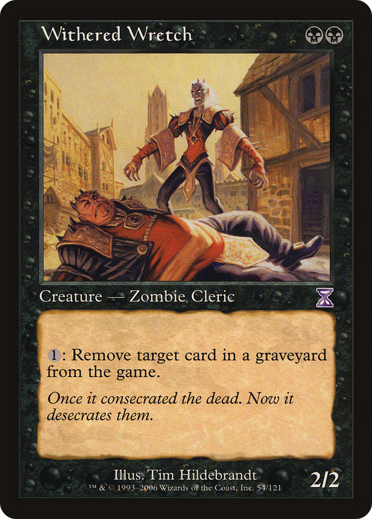 Withered Wretch (TSB-054) - Time Spiral Timeshifted Foil - Premium MTG Single from Wizards of the Coast - Just $1.28! Shop now at Game Crave Tournament Store