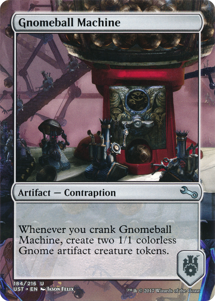 Gnomeball Machine (UST-184) - Unstable (Borderless) - Premium MTG Single from Wizards of the Coast - Just $0.08! Shop now at Game Crave Tournament Store