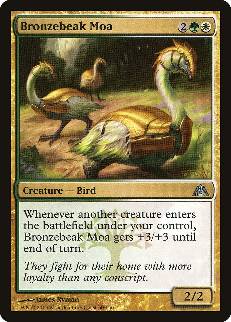Bronzebeak Moa (DGM-060) - Dragon's Maze - Premium MTG Single from Wizards of the Coast - Just $0.08! Shop now at Game Crave Tournament Store