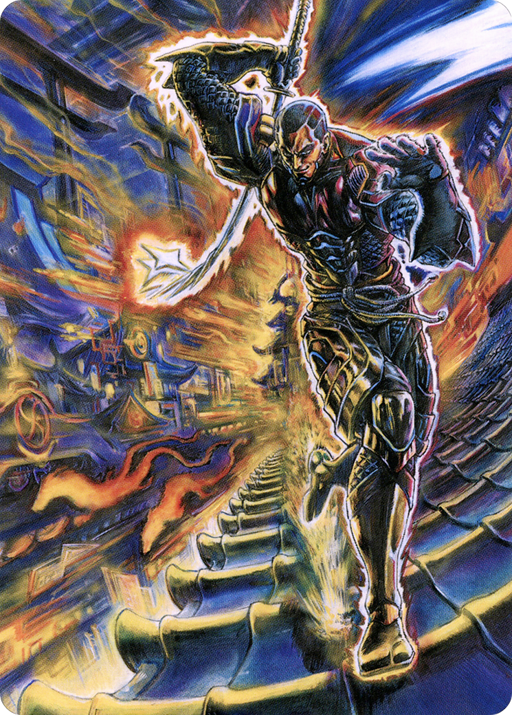 Kaito Shizuki // Kaito Shizuki (ANEO-071) - Neon Dynasty Art Series (Borderless) - Premium MTG Single from Wizards of the Coast - Just $0! Shop now at Game Crave Tournament Store