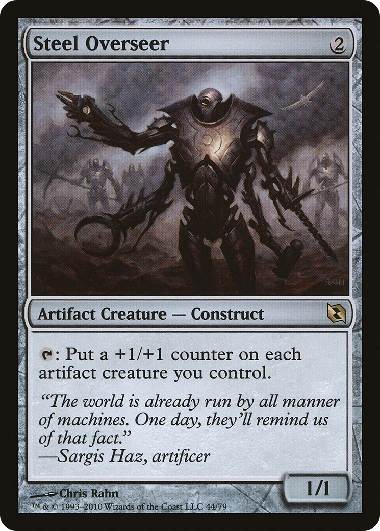 Steel Overseer (DDF-044) - Duel Decks: Elspeth vs. Tezzeret - Premium MTG Single from Wizards of the Coast - Just $0.22! Shop now at Game Crave Tournament Store