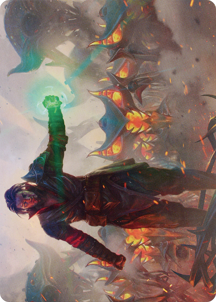 Mishra, Eminent One // Mishra, Eminent One (ABRO-054) - The Brothers' War Art Series (Borderless) Foil - Premium MTG Single from Wizards of the Coast - Just $0! Shop now at Game Crave Tournament Store