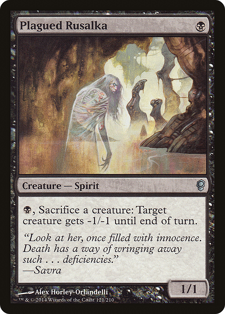 Plagued Rusalka (CNS-121) - Conspiracy - Premium MTG Single from Wizards of the Coast - Just $0.25! Shop now at Game Crave Tournament Store