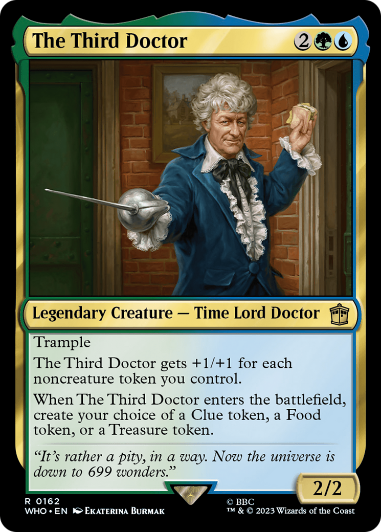 The Third Doctor (WHO-162) - Doctor Who - Premium MTG Single from Wizards of the Coast - Just $0.08! Shop now at Game Crave Tournament Store