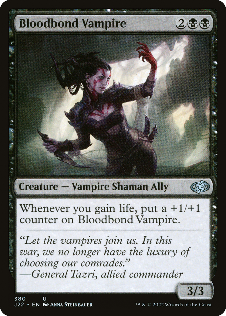 Bloodbond Vampire (J22-380) - Jumpstart 2022 - Premium MTG Single from Wizards of the Coast - Just $0.25! Shop now at Game Crave Tournament Store