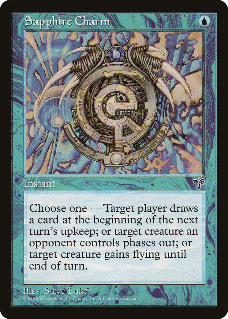 Sapphire Charm (MIR-089) - Mirage - Premium MTG Single from Wizards of the Coast - Just $0.25! Shop now at Game Crave Tournament Store