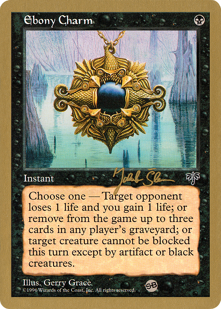 Ebony Charm (WC97-JS120SB) - World Championship Decks 1997 - Premium MTG Single from Wizards of the Coast - Just $0.79! Shop now at Game Crave Tournament Store