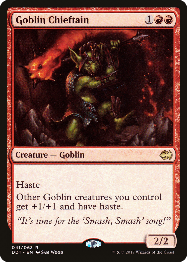 Goblin Chieftain (DDT-041) - Duel Decks: Merfolk vs. Goblins - Premium MTG Single from Wizards of the Coast - Just $3.48! Shop now at Game Crave Tournament Store