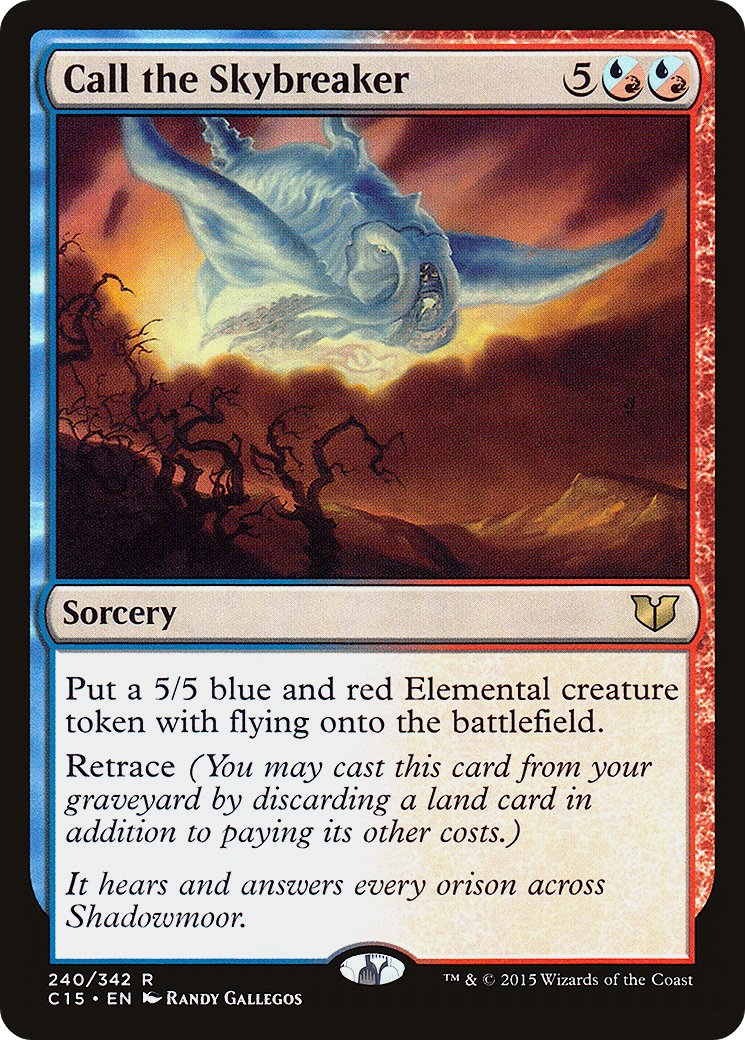 Call the Skybreaker (C15-240) - Commander 2015 - Premium MTG Single from Wizards of the Coast - Just $0.25! Shop now at Game Crave Tournament Store
